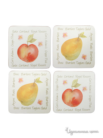 Подставки, 4 шт David Mason Design, цвет мультиколор