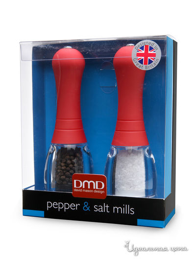 Набор мельниц David Mason Design, цвет красный