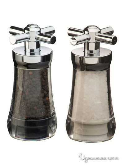 Набор мельниц David Mason Design, цвет серебряный
