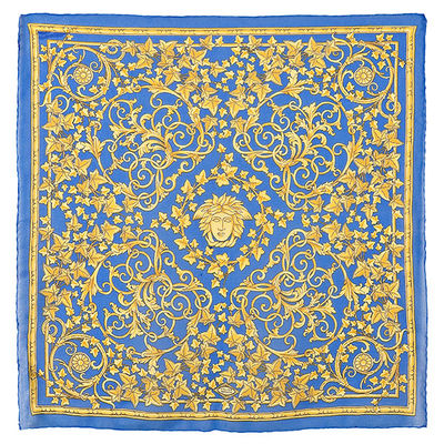 Платок Versace, цвет цвет голцбой