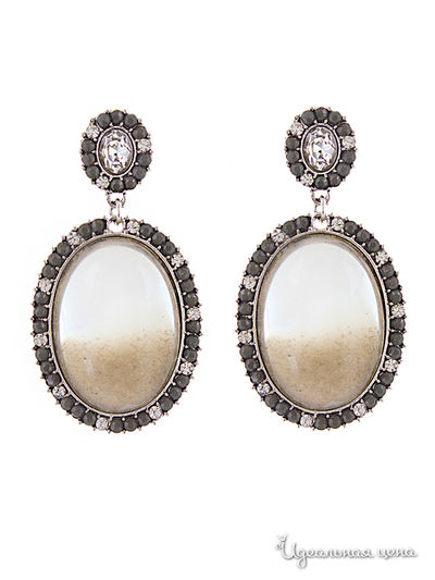 Серьги AtStyle247, цвет Gray,Ivory