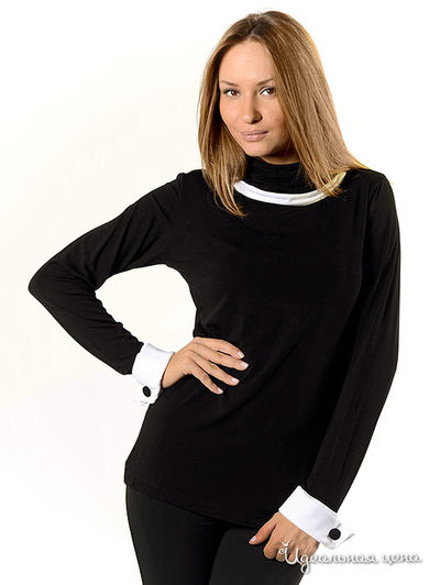 Блуза Analili, цвет черный, белый