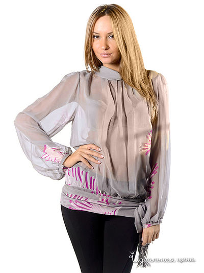 Блуза Analili, цвет серый