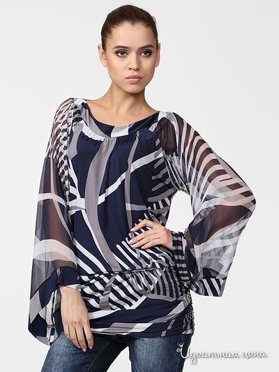 Туника Analili, цвет темно-синий, серый