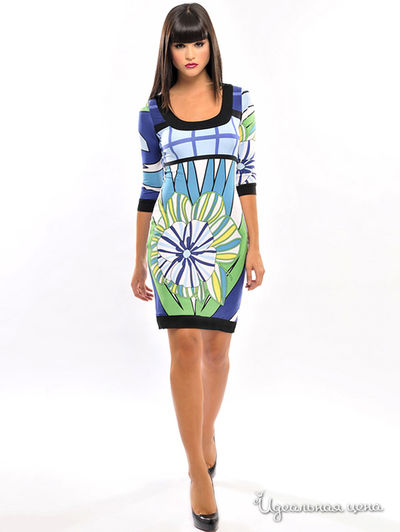 Платье Analili, цвет синий, черный