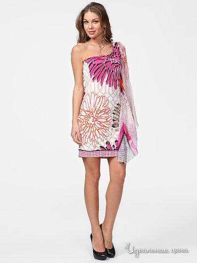 Платье Analili, цвет розовый, оранжевый