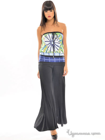 Топ Analili, цвет синий, зеленый