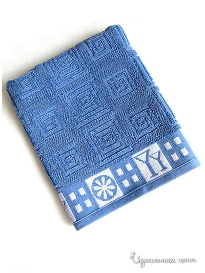 Полотенце, 40х66 Rimako, цвет синий, белый