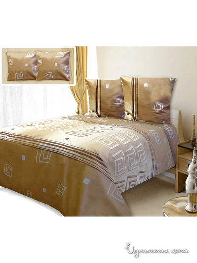 Комплект постельного белья, 1,5 - спальный Блакiт