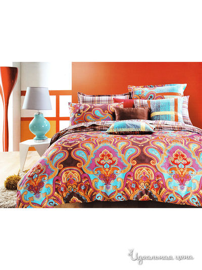 Комплект постельного белья двуспальный Текстильный каприз, цвет Мультиколор
