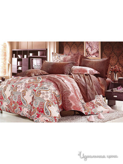 Комплект постельного белья двуспальный Текстильный каприз, цвет Мультиколор