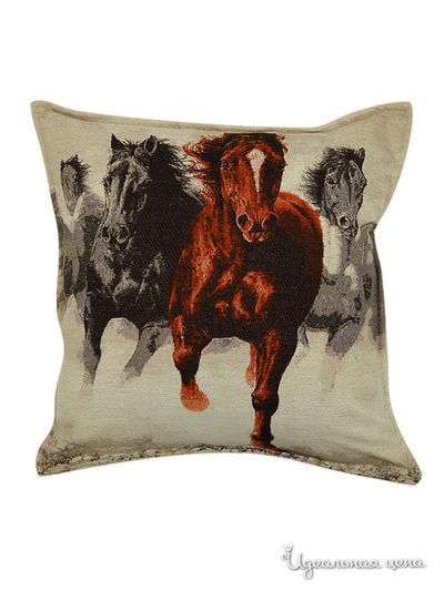 Подушка декоративная, 40х40 Текстильный каприз, цвет Мультиколор