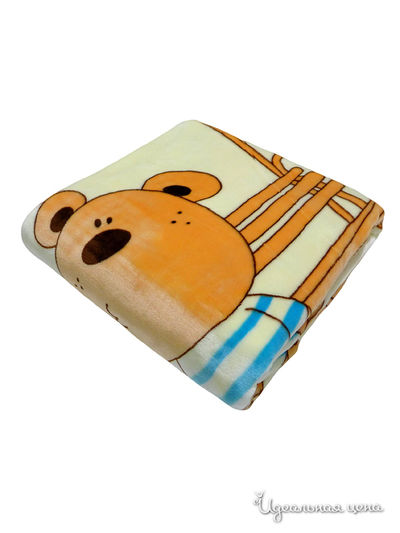 Покрывало, 110х130 Текстильный каприз, цвет светло-бежевый