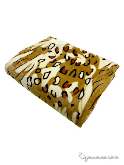 Покрывало 200х230 см Текстильный каприз, цвет коричневый, молочный