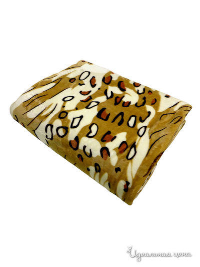 Покрывало 200х230 см Текстильный каприз, цвет коричневый, молочный