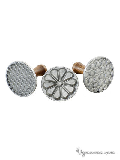 Набор штампов (3 предмета) Nordic Ware, цвет серый