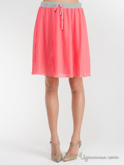 Юбка Paolo Casalini, цвет коралловый, серый