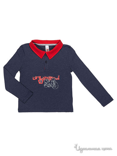 Джемпер Венейя, цвет темно-синий, красный