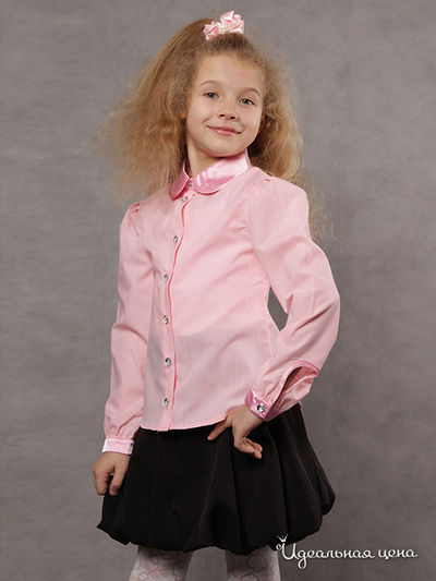 Блуза Красавушка для девочки, цвет розовый