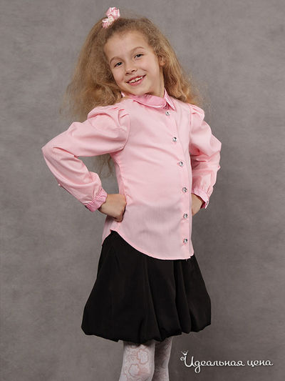 Блуза Красавушка для девочки, цвет розовый