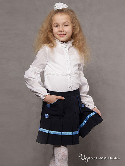 Блуза Красавушка, цвет белый