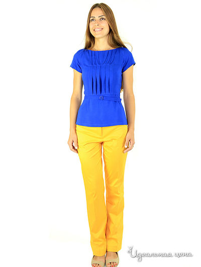 Брюки Fleuretta, цвет желтый