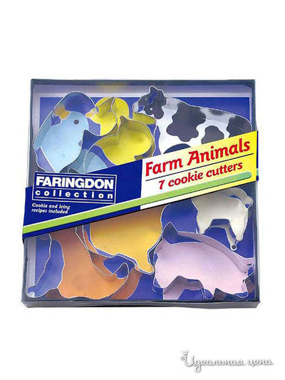 Набор форм для печенья, 7 шт Dexam, цвет Металлический