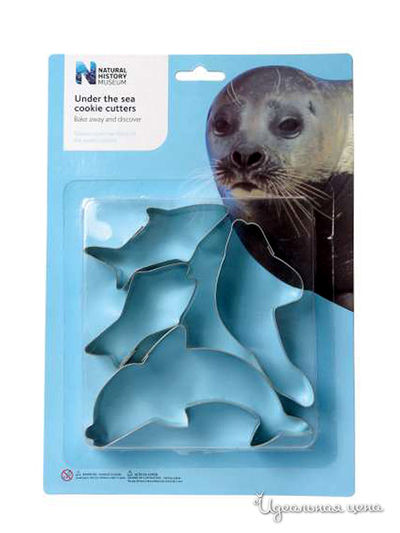 Набор форм для печенья, 4 шт Dexam, цвет Металлический