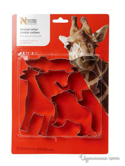 Набор форм для печенья, 4 шт Dexam, цвет Металлический