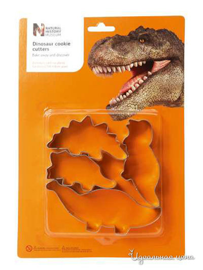 Набор форм для печенья, 4 шт Dexam, цвет Металлический