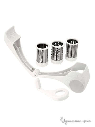 Ротационная терка для сыра Horwood, цвет белый