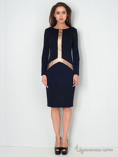 Платье LuAnn, цвет черный, бронзовый