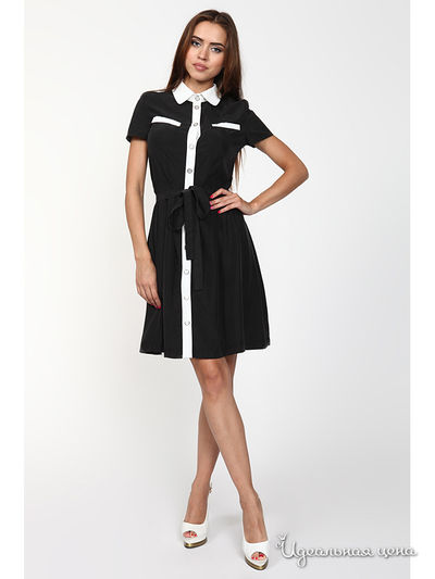 Платье LuAnn, цвет черный, белый