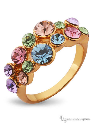 Кольцо Ice & High, цвет золотой