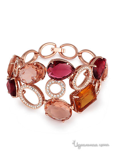 Браслет Ice & High, цвет белый, оранжевый,