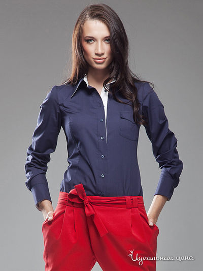 Рубашка Nife, цвет темно-синий