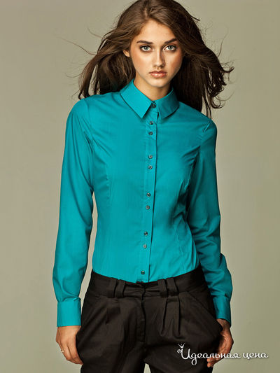 Рубашка Nife, цвет бирюзовый