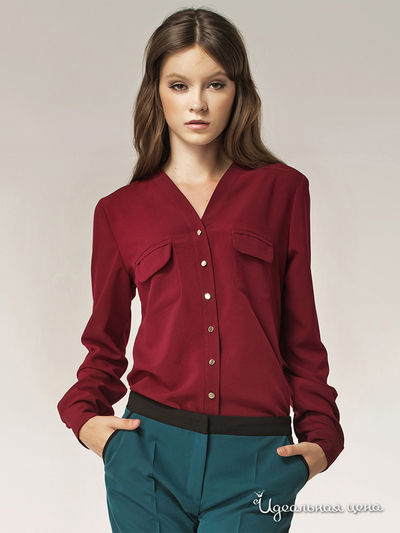 Блуза Nife, цвет бордовый