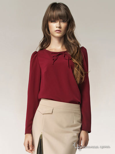 Блуза Nife, цвет бордовый