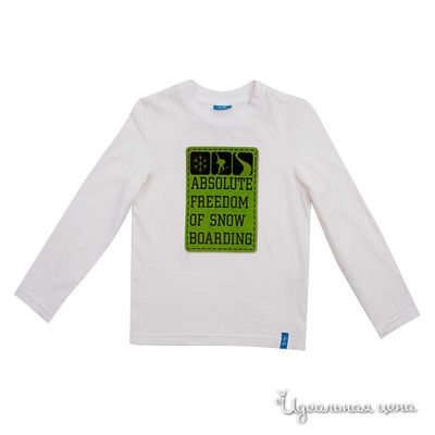 Лонгслив Button Blue, цвет белый