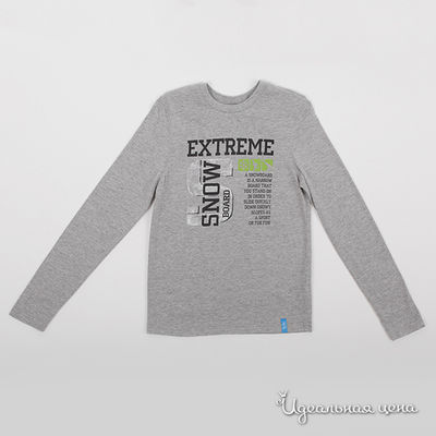 Лонгслив Button Blue, цвет серый