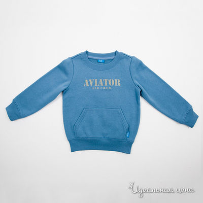 Свитшот Button Blue, цвет голубой