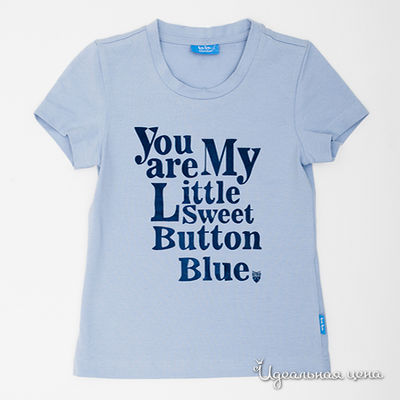 Футболка Button Blue, цвет голубой