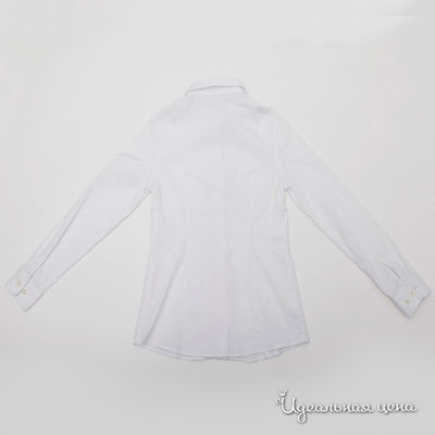 Блуза Button blue для девочки, цвет белый