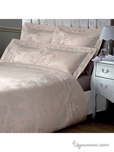 Комплект постельного белья Евро Togas, цвет розовый