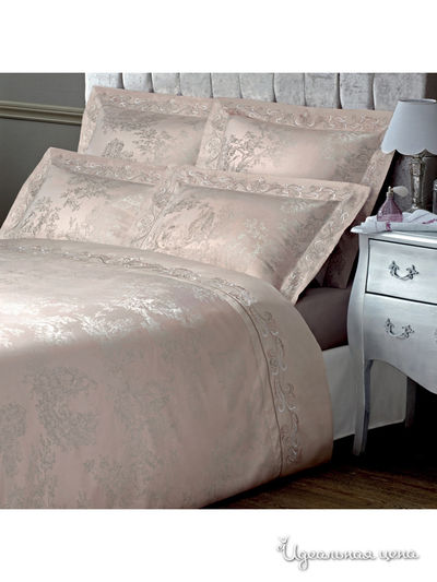 Комплект постельного белья семейный Togas, цвет розовый