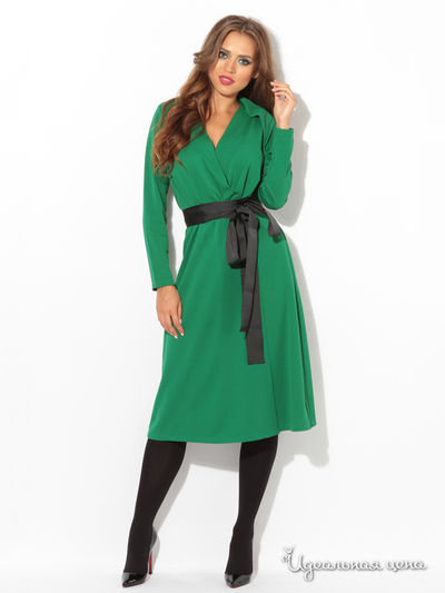 Платье Tutto Bene, цвет зеленый, черный