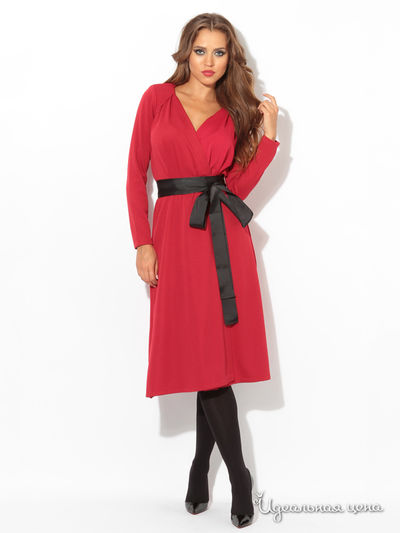 Платье Tutto Bene, цвет красный, черный