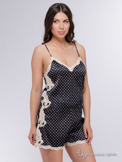 Комбинезон Cotton Club, цвет черный, белый