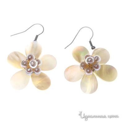 Серьги Migura, цвет белый